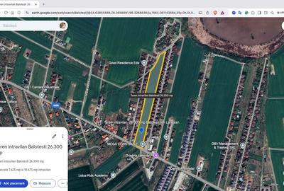 Teren intravilan 26.300 mp Saftica Balotesti - PUZ în lucru - 13