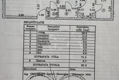 Apartament cu 3 camere la 13 minute de statia de metrou Nicolae Grigorescu - 16