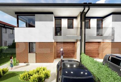 Casa moderna 192 mp, 5 camere, Living, Bucatarie, ansamblu premium - 2