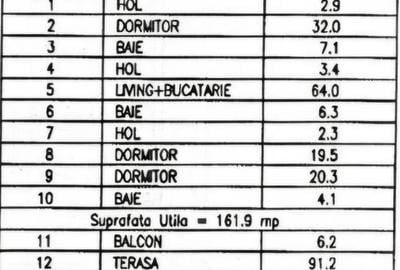 Apartament cu 4 camere semidecomandat în Palat - 13