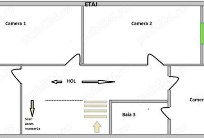 Casă cu 4 camere cu Teren 333 Mp în Moșnița Nouă - 2