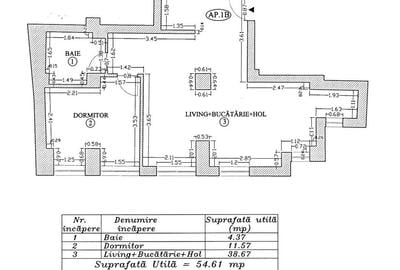APARTAMENT FOARTE BINE COMPARTIMENTAT IN IMOBIL NOU CU GARAJ - DACIA - LASCAR - 12