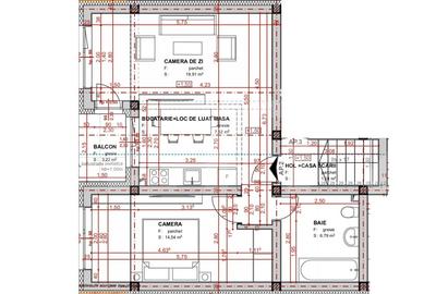 Apartament semifinisat, 2 camere, 49mp, priveliste spectaculoasa, Apahida - 6