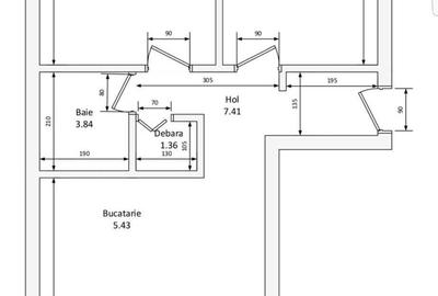 Apartament cu 3 camere în Păcurari - 3