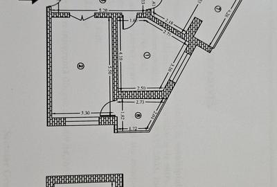 Apartament cu 3 camere decomandat în Ultracentral