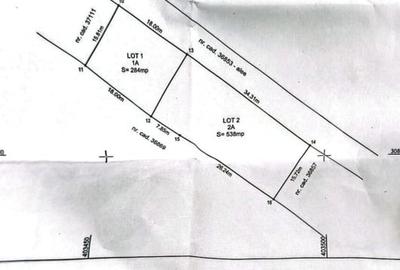 Teren Construcții intravilan de 538 mp, în Sud