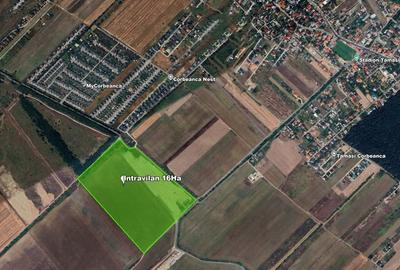 Teren intravilan 16 ha, tangent DR4, acces dublu la asfalt - 1