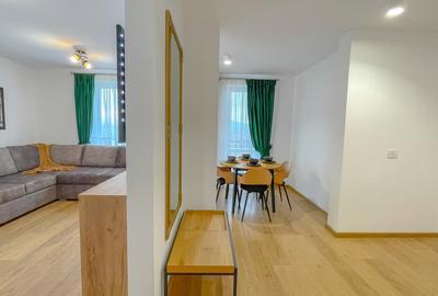 Apartament cu 2 camere decomandat, mobilat în Tractorul - 4