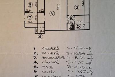Apartament cu 2 camere semidecomandat în Tei - 2