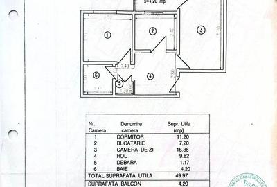 Apartament cu 2 camere în C5 - 5