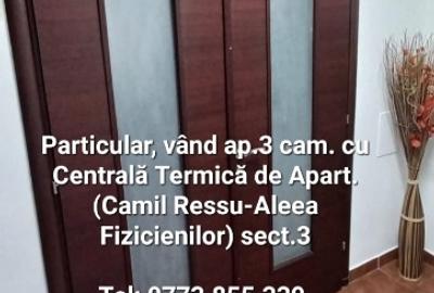 Particular, vând ap.3 camere, cu centrală termică de ap., Matei Ambrozie-Titan - 6