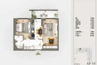 2 Camere decomandat Bloc premium izolatie fonica extra Theodor Pallady - 2