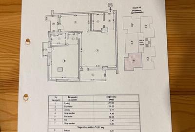 Apartament cu 2 camere decomandat în Nord