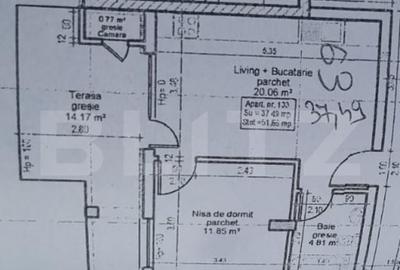 Apartament cu 2 camere semidecomandat în Florești - 2