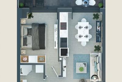 Apartament cu 2 camere în Central - 10