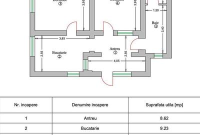 Casă cu 2 camere decomandat cu Teren 1440 Mp în Central - 4