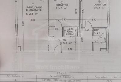 Apartament modern cu 3 camere, utilat premium si posibilitate parcare subterana Apartament modern cu 3 camere, utilat premium si posibilitate parcare subterana - 13