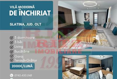 Vila DE LUX, P 1E, mob. si utilata, DE INCHIRIAT, zona Palat - 1