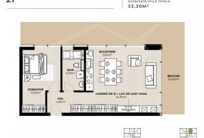 Apartament 2 camere, zona Garii, imobil de lux cu Mall la primele etaje ! - 3
