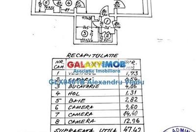 Apartament cu 3 camere semidecomandat, mobilat în Nicolae Grigorescu - 23