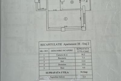 Apartament cu 2 camere decomandat, mobilat în Valea Lupului - 20