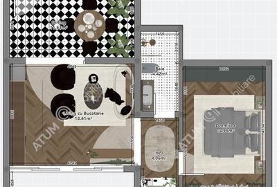 Apartament cu 2 camere si balcon in zona Calea Surii Mici din Sibiu - 7