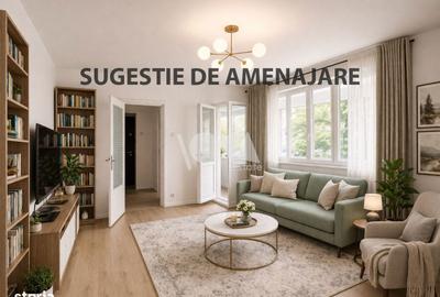 Apartament cu 3 camere semidecomandat în Militari