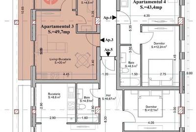 Apartament cu 2 camere în Fălticeni - 2