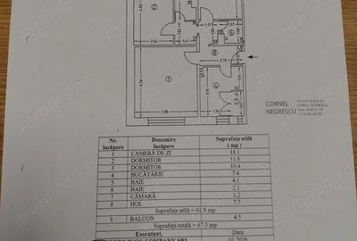 Apartament cu 3 camere decomandat în Traian - 9