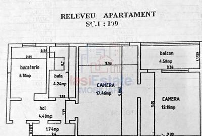 Apartament cu 2 camere semidecomandat în Podu Roș - 3