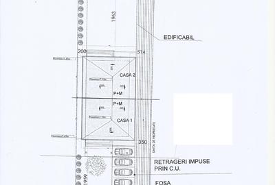 Branesti- Islaz, pret pentru toata proprietatea, doua vile duplex alaturate - 4