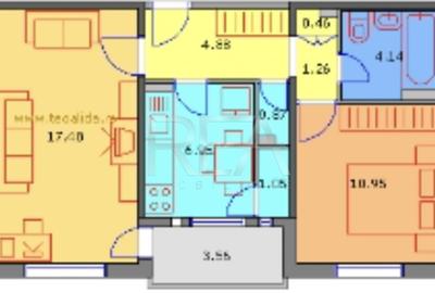 2 camere, decomandat, et 1/8, centrala-Gorjului, Str Moinesti - 9