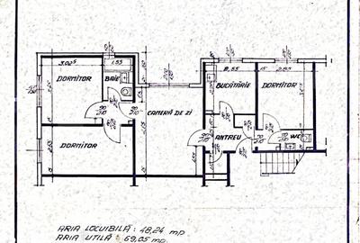 Apartament cu 4 camere de vanzare, ideal pentru familii, zona Simeria - 1