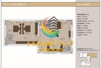 3 Camere Nou mutare urgenta zona Timpuri Noi 100 mp - 2