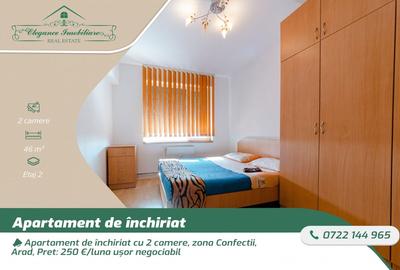 Apartament de inchiriat cu 2 camere, zona Confectii, Arad Apartament de inchiriat cu 2 camere, zona Confectii, Arad - 1