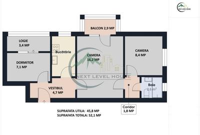 Apartament 3 camere, zona Gemenii - 2