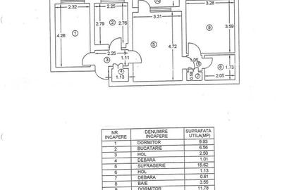 Apartament cu 3 camere semidecomandat, mobilat în Ultracentral - 13
