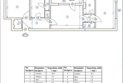 Apartament cu 3 camere semidecomandat în Tătărași - 6
