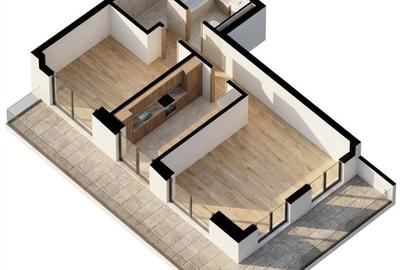 Apartament cu 2 camere decomandat în Dâmbul Rotund - 1