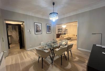 Apartament cu 5 camere decomandat, mobilat în Kiseleff