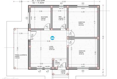 Casă cu 3 camere cu Teren 400 Mp în Bârnova - 3