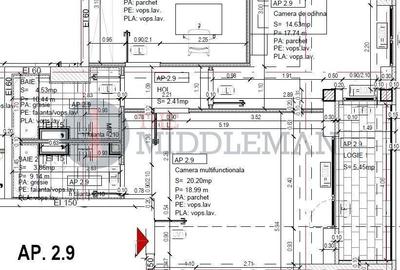 Apartament cu 3 camere în Central - 2