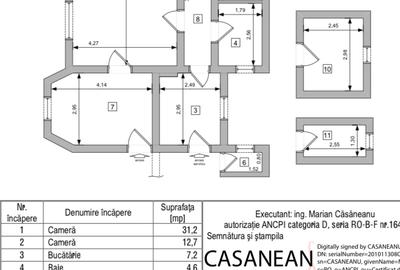 Apartament cu 3 camere circular în Unirii - 9