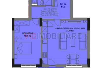 Apartament cu 2 camere decomandat în Străulești - 11