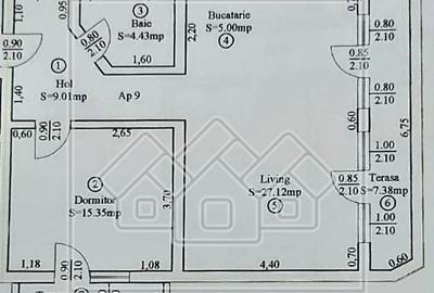 Apartament cu 2 camere în Turnișor - 9