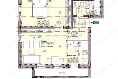 Apartament cu 2 camere si balcon zona Selimbar din Sibiu - 6