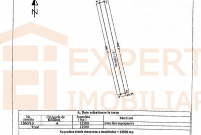 Teren Construcții extravilan de 1000 mp, în Viile Noi