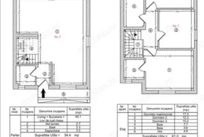 Duplex Bragadiru | 3 Bai | Par?ial mobilat | Centrala | Parcare | Curte | Terasa - 1
