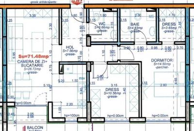 Apartament cu 3 camere decomandat în Aradului