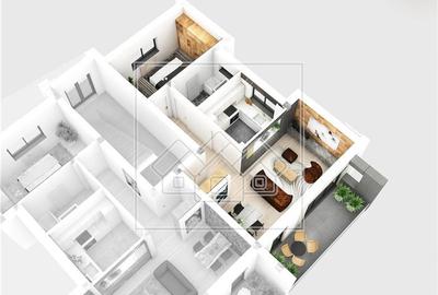 Apartament cu 2 camere decomandat în Aeroport - 11